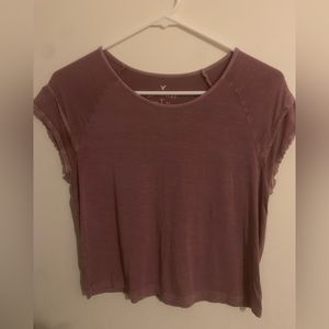 American eagle, soft and sexy, pale purple shirt